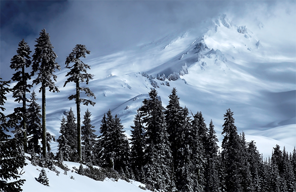 Mount Shasta, California, viewed from the south